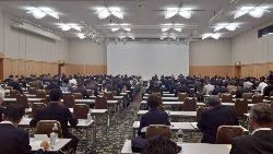 全国市長会の理事・評議員合同会議の様子