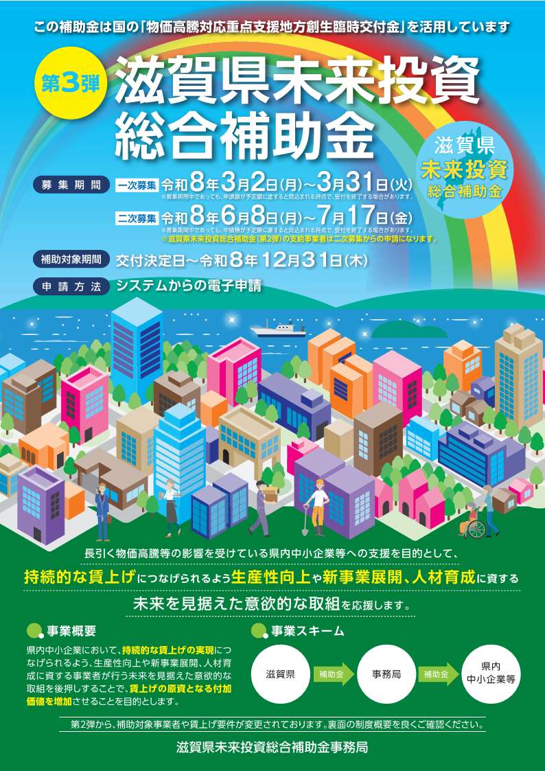 未来投資総合補助金 チラシ