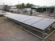 太陽光発電（ソーラーパネル）の写真