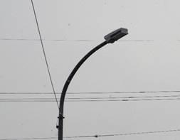 街路灯・防犯灯のLED照明の写真