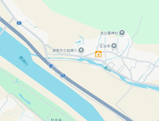 岩根学童保育所地図