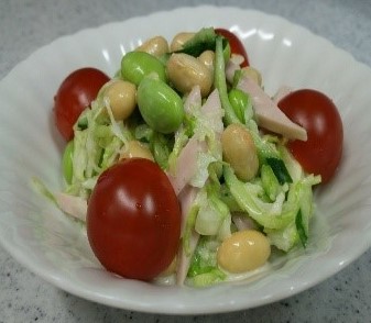 豆と野菜のサラダ