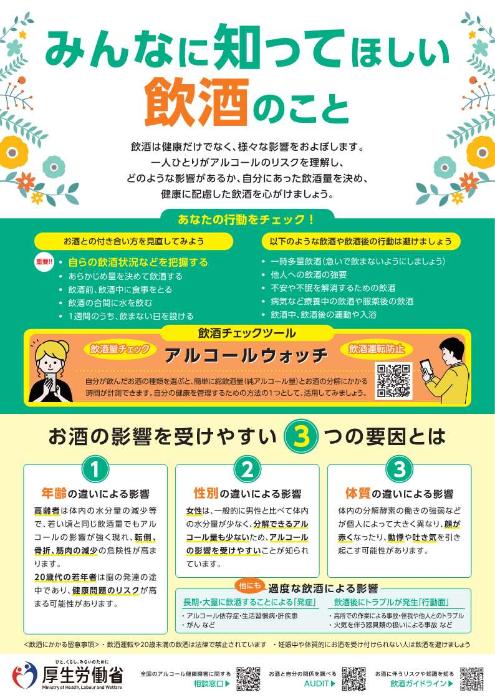 みんなに知ってほしい飲酒のこと