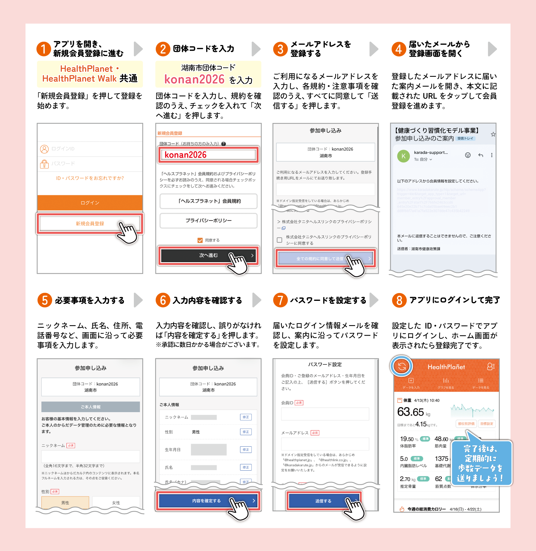 会員登録方法
