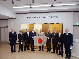 2月27日令和3年度滋賀県遺族会会長表彰授賞式、戦争遺留品返還式の様子