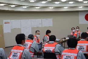 5月26日災害警戒本部設置以降の初動対応訓練