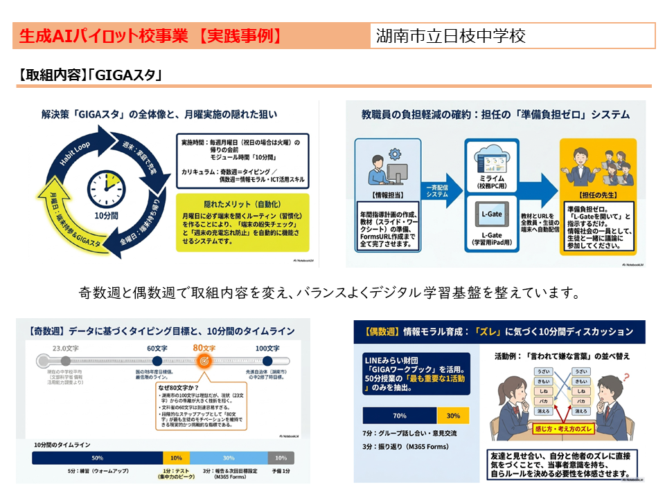 日枝中学校の実践2