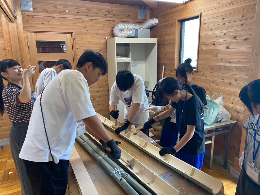 木工体験の様子