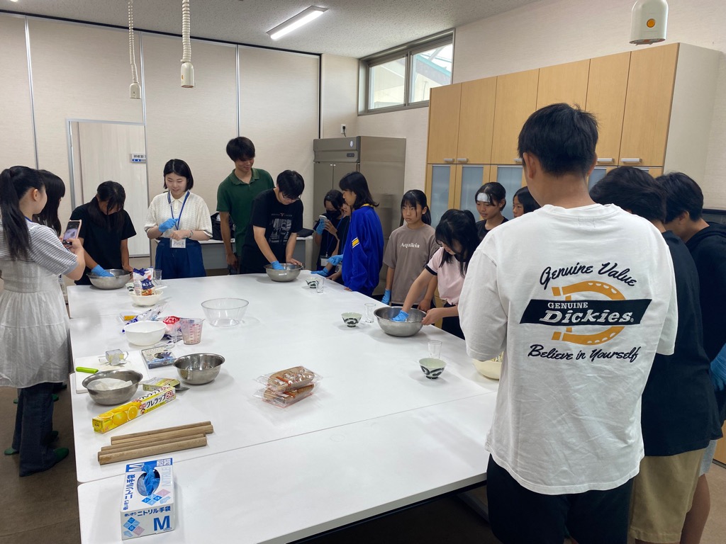 調理体験の様子