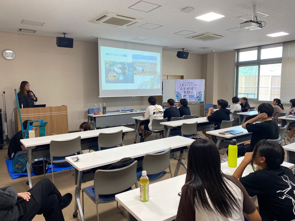 環境に関する講義の様子