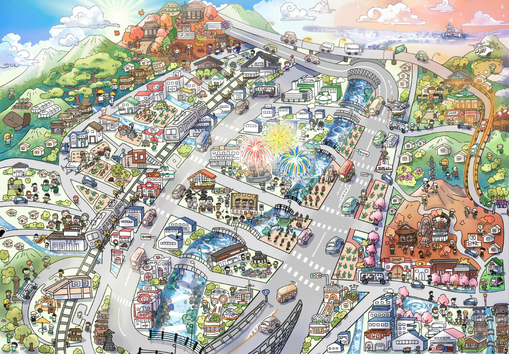 まちの将来像（イメージ図）