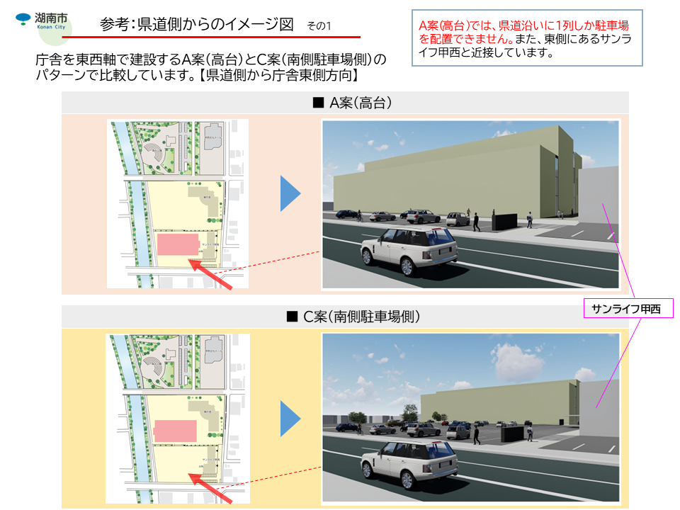 東庁舎周辺施設の一体利用その1