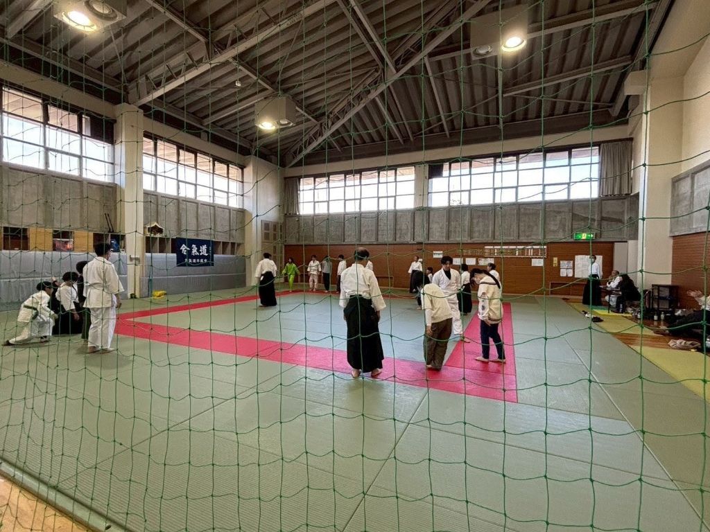 合気道体験教室の様子