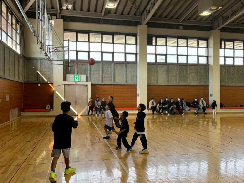 バスケットボール教室の様子