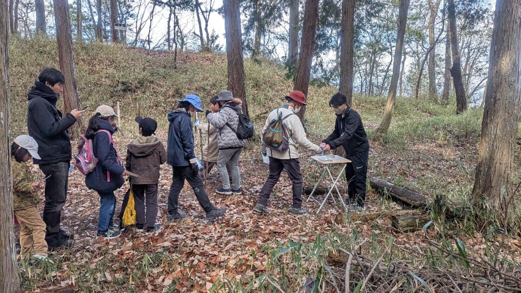 スタンプラリーの様子